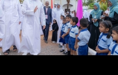 Sultan bin Ahmed Visits Al Rahma Village in Sri Lanka