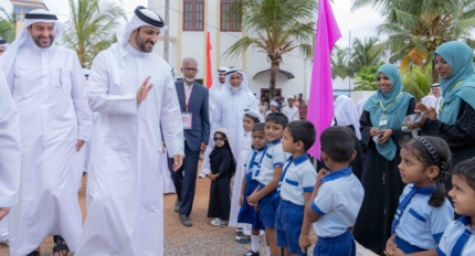 Sultan bin Ahmed Visits Al Rahma Village in Sri Lanka